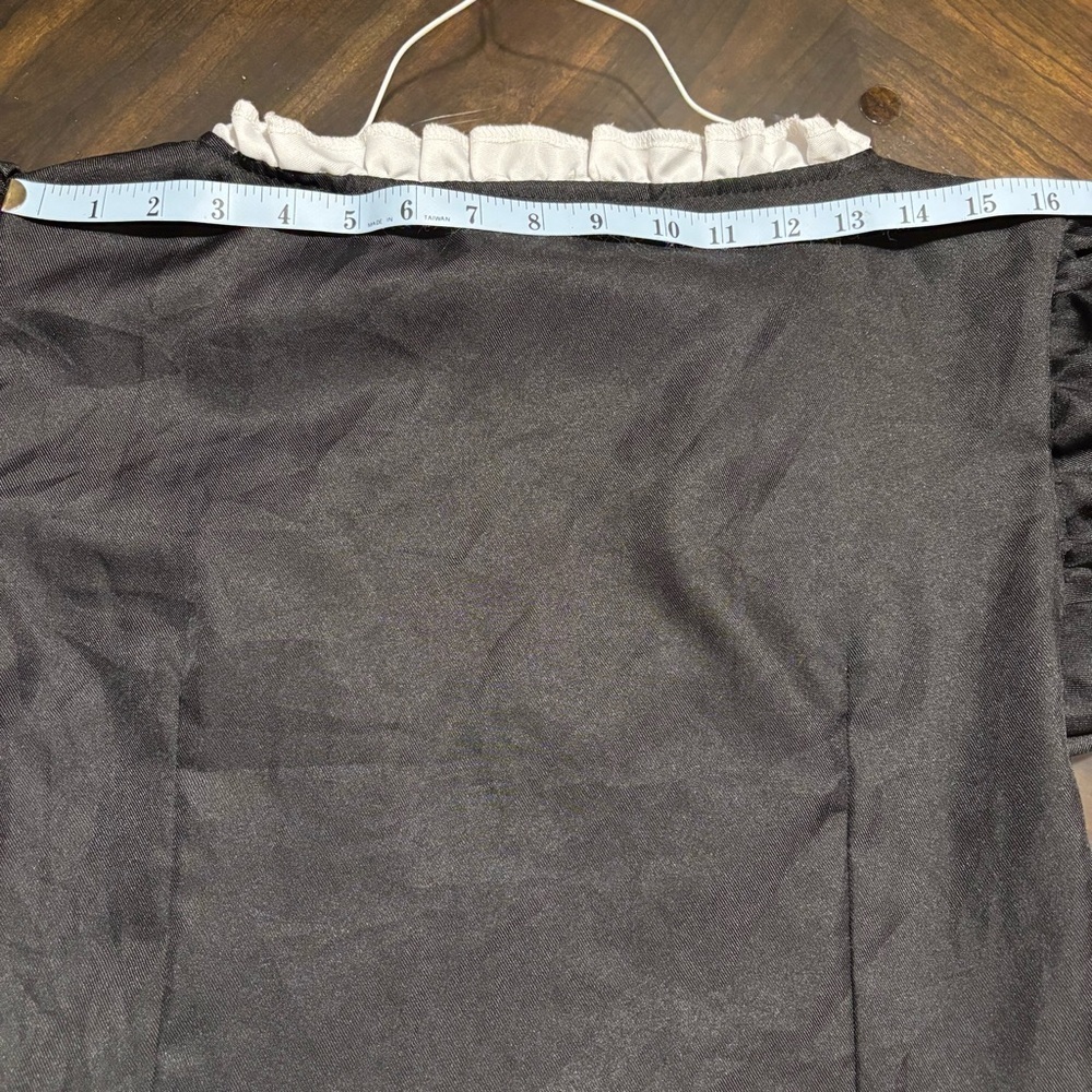 Black & White Girls Maid Dress Halloween Costume Size XL - Picture 10 of 10